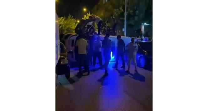 Ambulansla otomobil çarpıştı: 3 yaralı